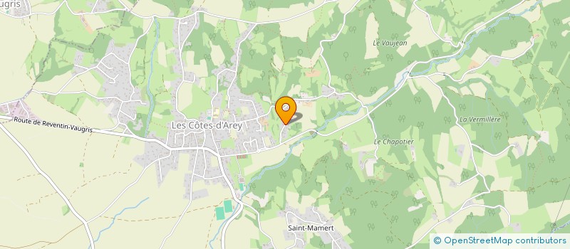 localisation de l'entreprise SCI ANGELO  LES COTES-D'AREY