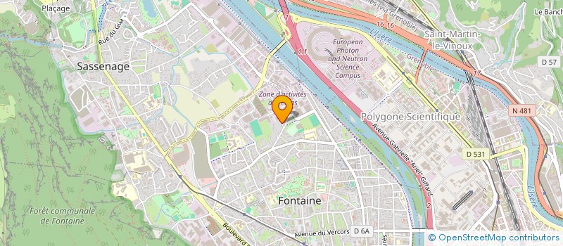 localisation de l'entreprise SCI ANGELO  FONTAINE