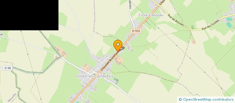 localisation de l'entreprise SCI ANGELO VILA  CROIX-CALUYAU