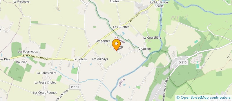 localisation de l'entreprise SCI ANGELS à MIEUXCE