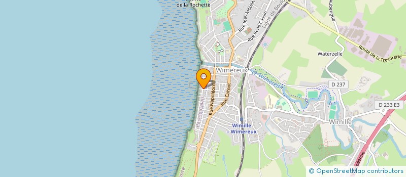 localisation de l'entreprise SCI ANGELUS  WIMEREUX