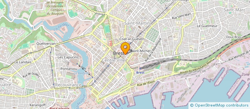 localisation de l'entreprise SCI ANGELUS  BREST