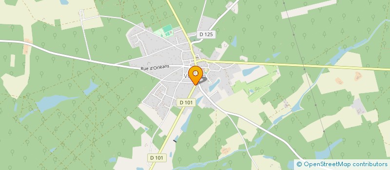 localisation de l'entreprise SCI ANGEMA  CHAUMONT-SUR-THARONNE