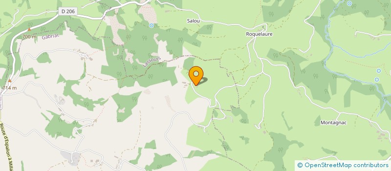 localisation de l'entreprise SCI ANGEOLIE  BOZOULS