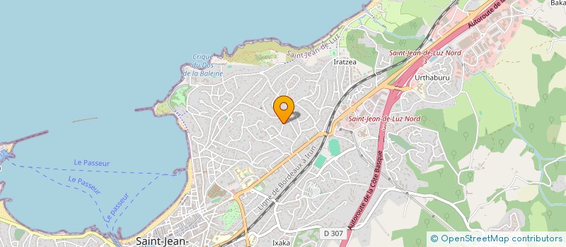 localisation de l'entreprise SCI ANGER à SAINT-JEAN-DE-LUZ