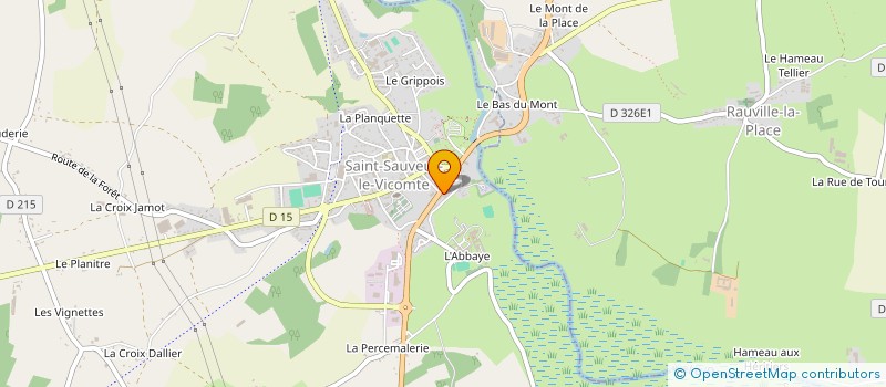 localisation de l'entreprise SCI ANGERA  SAINT-SAUVEUR-LE-VICOMTE