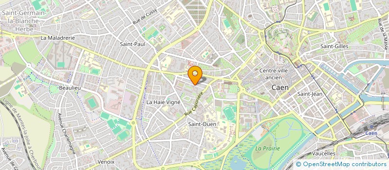 localisation de l'entreprise SCI ANGERAM à CAEN