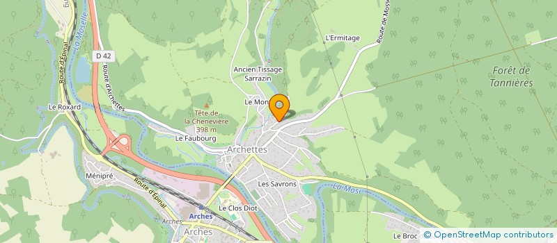 localisation de l'entreprise SCI ANGERRY  ARCHETTES