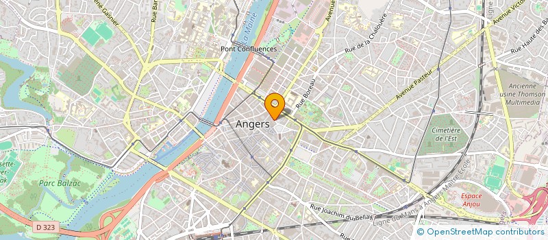 localisation de l'entreprise SCI ANGERS à ANGERS