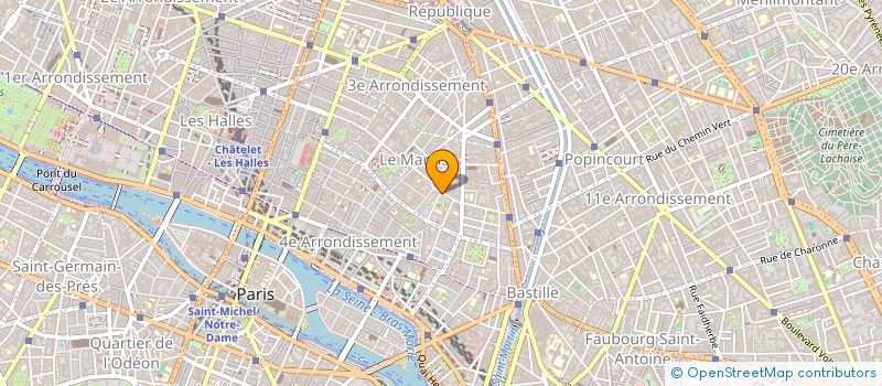 localisation de l'entreprise SCI ANGERS  PARIS