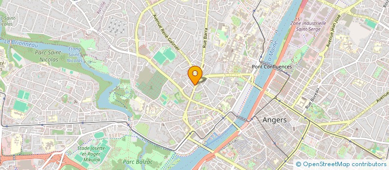 localisation de l'entreprise SCI ANGERS BICHON à ANGERS