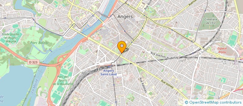 localisation de l'entreprise SCI ANGERS CHANZY à ANGERS