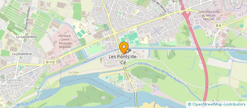 localisation de l'entreprise SCI ANGERS-FULTON  LES PONTS-DE-CE