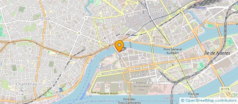 localisation de l'entreprise SCI ANGERS QUATUOR à NANTES