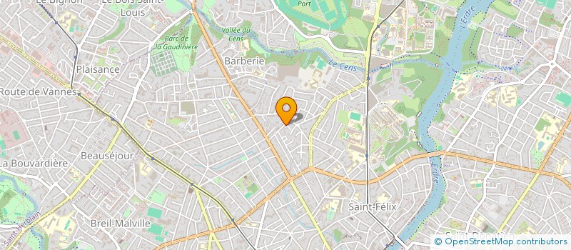 localisation de l'entreprise SCI ANGERS SUD  NANTES