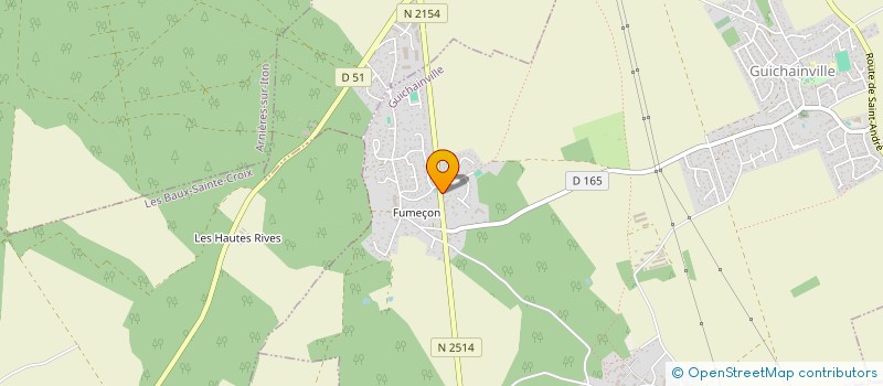 localisation de l'entreprise SCI ANGERVILLE  ANGERVILLE-LA-CAMPAGNE