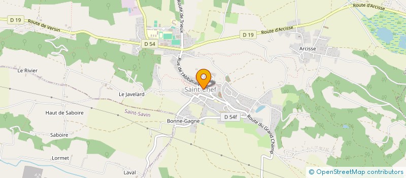 localisation de l'entreprise SCI  ANGES DU PARC  SAINT-CHEF