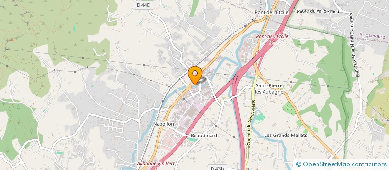 localisation de l'entreprise SCI ANGEVAJOHN à AUBAGNE