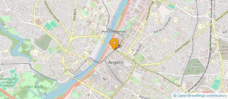 localisation de l'entreprise SCI ANGEVINE CARIPHI 5 à ANGERS