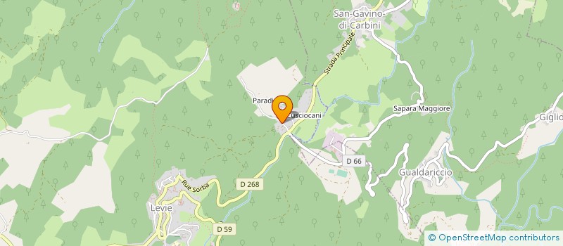 localisation de l'entreprise SCI ANGHJULA à SAN-GAVINO-DI-CARBINI