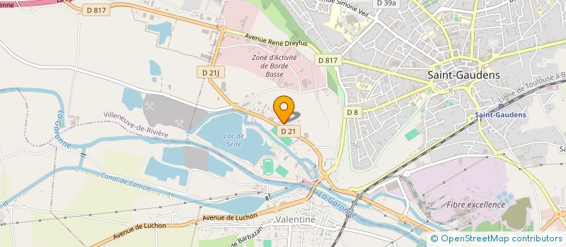 localisation de l'entreprise SCI ANGHJULINU  SAINT-GAUDENS