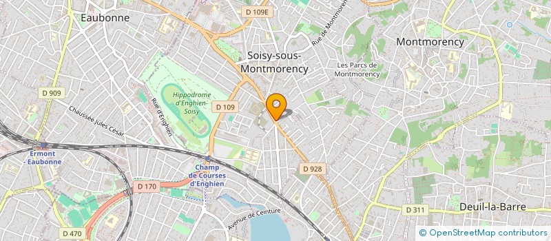 localisation de l'entreprise SCI ANGIE à SOISY-SOUS-MONTMORENCY