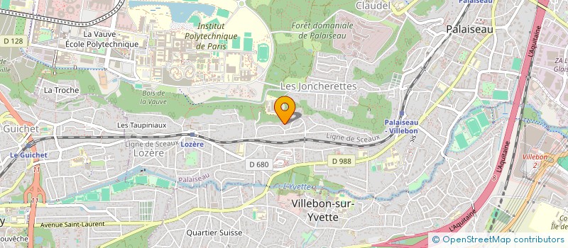 localisation de l'entreprise SCI ANGIE à PALAISEAU
