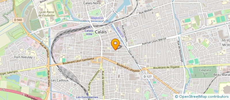 localisation de l'entreprise SCI ANGIMMO  CALAIS