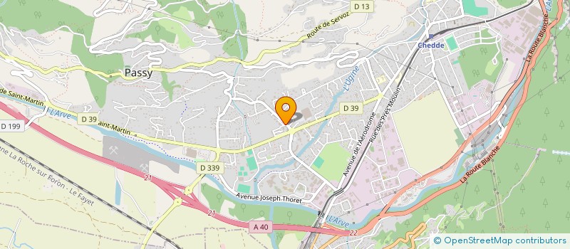 localisation de l'entreprise SCI ANGIMMO  PASSY