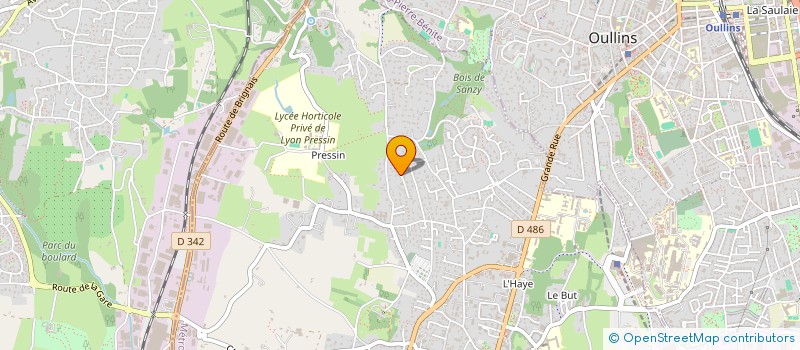 localisation de l'entreprise SCI ANGIO  SAINT-GENIS-LAVAL