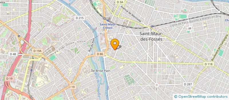 localisation de l'entreprise SCI ANGIO IMMO à SAINT-MAUR-DES-FOSSES