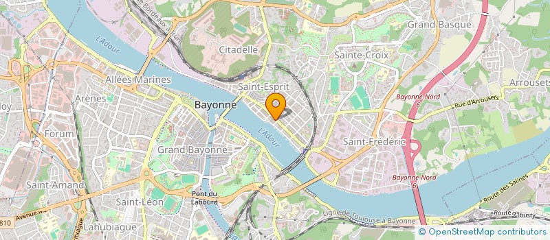 localisation de l'entreprise SCI ANGKOR à BAYONNE