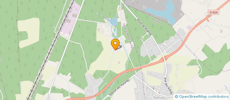 localisation de l'entreprise SCI ANGLADE  SAINT-VINCENT-DE-PAUL