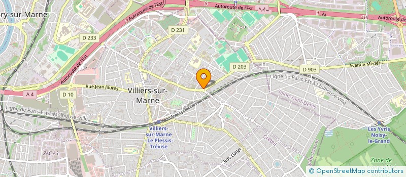 localisation de l'entreprise SCI ANGLIONIN  VILLIERS-SUR-MARNE