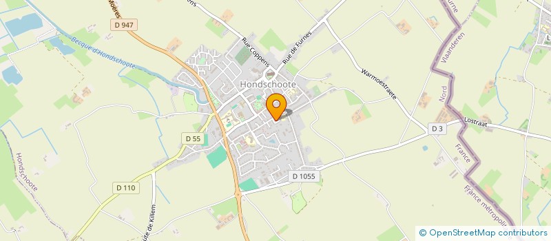 localisation de l'entreprise SCI ANGLO  GHYVELDE