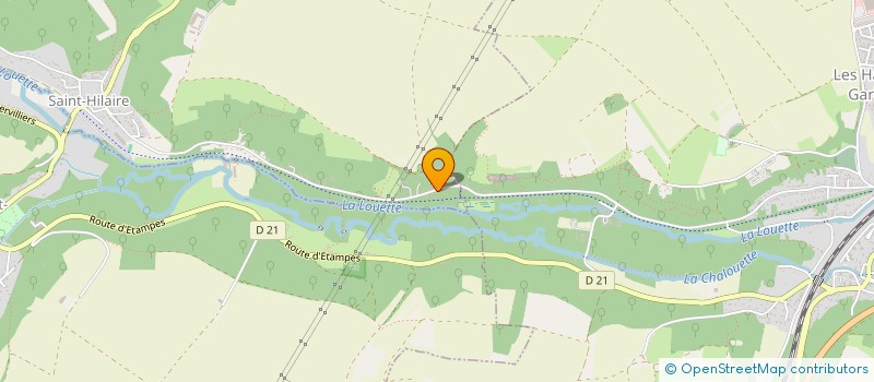 localisation de l'entreprise SCI ANGLY  SAINT-HILAIRE