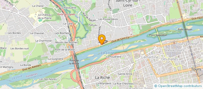 localisation de l'entreprise SCI ANGO à SAINT-CYR-SUR-LOIRE