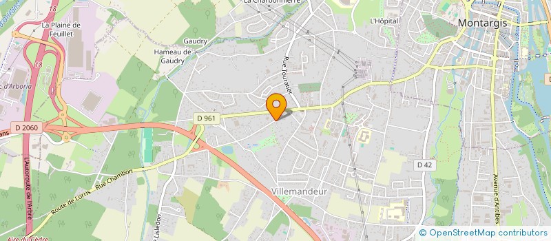 localisation de l'entreprise SCI ANGOL à VILLEMANDEUR