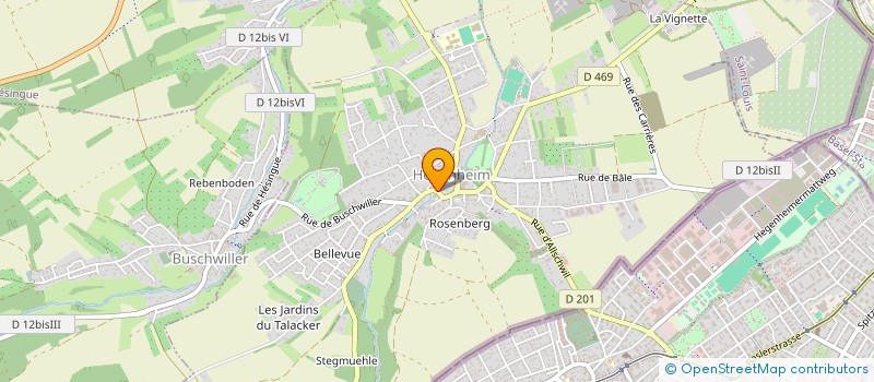 localisation de l'entreprise SCI ANGONAS  HEGENHEIM