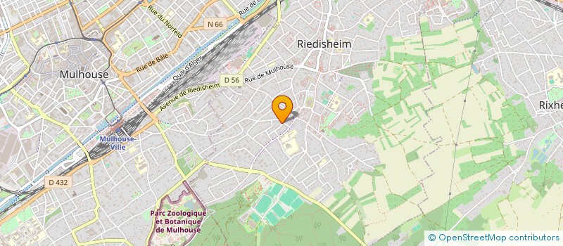 localisation de l'entreprise SCI ANGORA  RIEDISHEIM