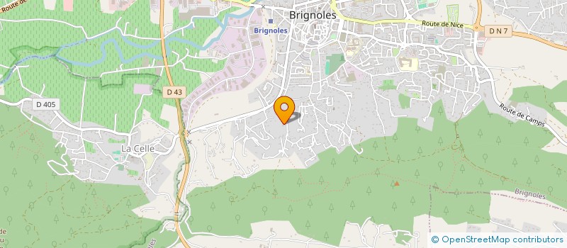 localisation de l'entreprise SCI ANGOUGENE à BRIGNOLES