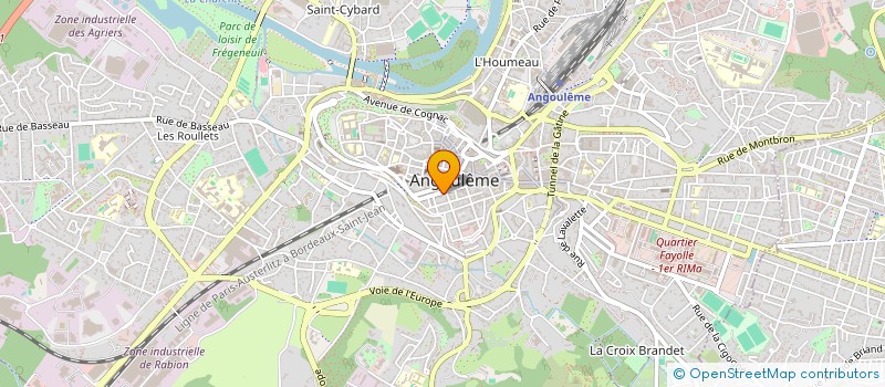 localisation de l'entreprise SCI ANGOULEME-NEW YORK à ANGOULEME