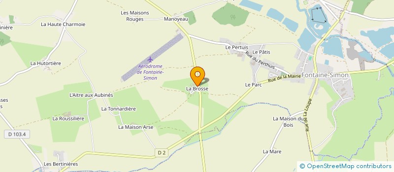 localisation de l'entreprise SCI ANGOULVANT à FONTAINE-SIMON