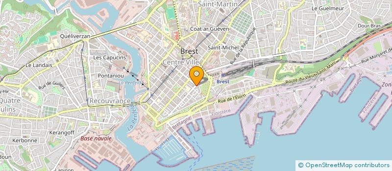 localisation de l'entreprise SCI ANGUE  BREST