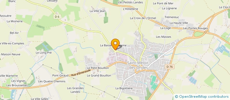 localisation de l'entreprise SCI ANGUI THOCA  SAINT-MELOIR-DES-ONDES