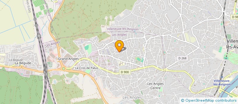 localisation de l'entreprise SCI ANGULIS  LES ANGLES