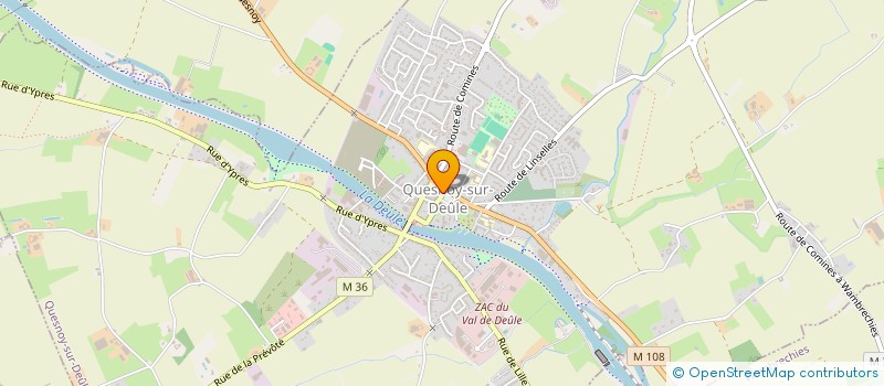 localisation de l'entreprise SCI ANGUS à QUESNOY-SUR-DEULE