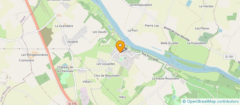 localisation de l'entreprise SCI ANGUY  ERDRE-EN-ANJOU