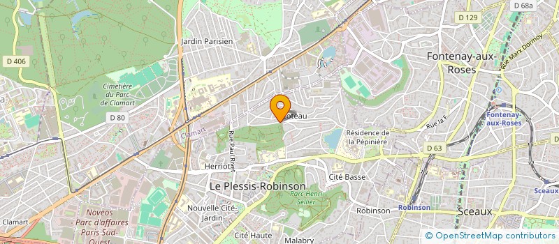 localisation de l'entreprise SCI ANGWES à LE PLESSIS-ROBINSON