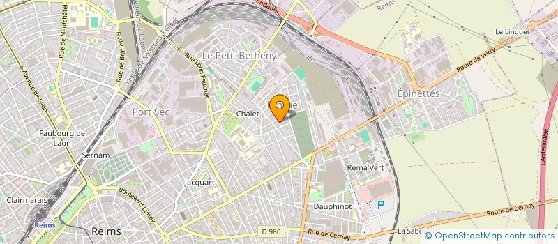 localisation de l'entreprise SCI ANH  REIMS